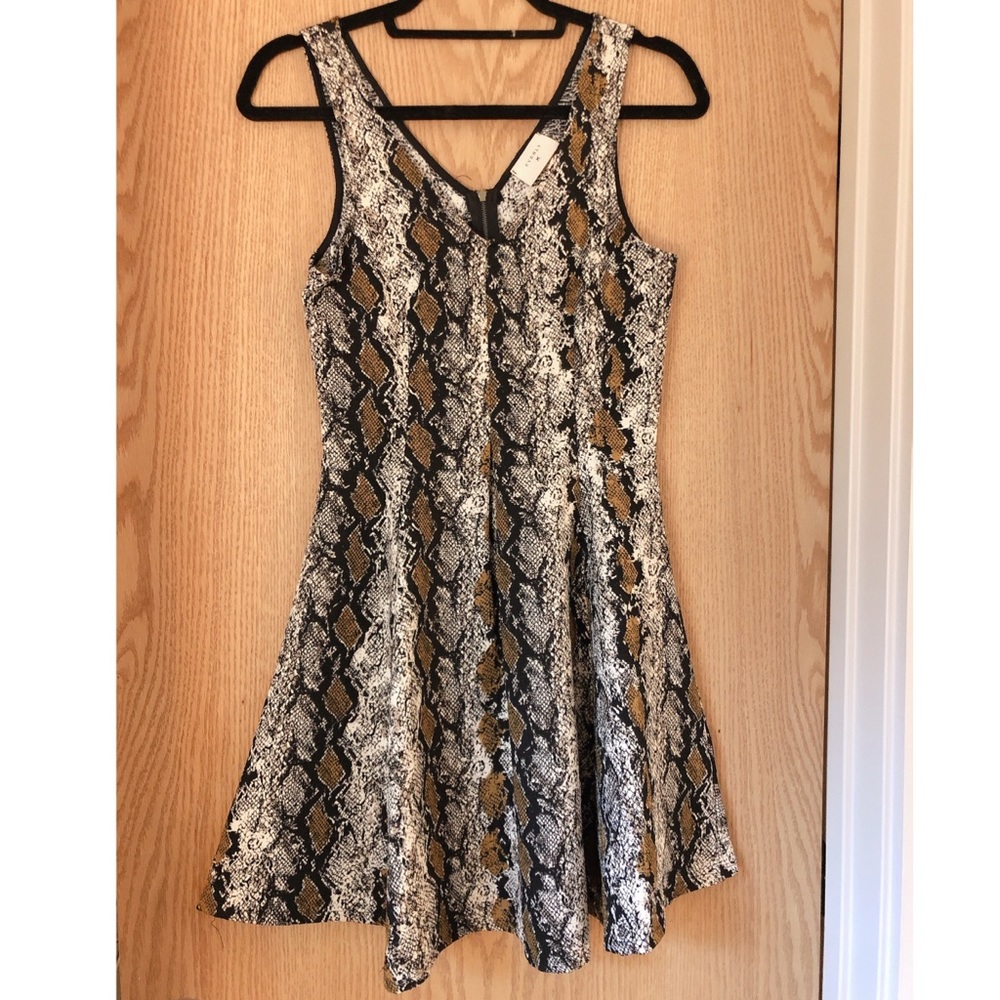 Everly Snakeskin Dress